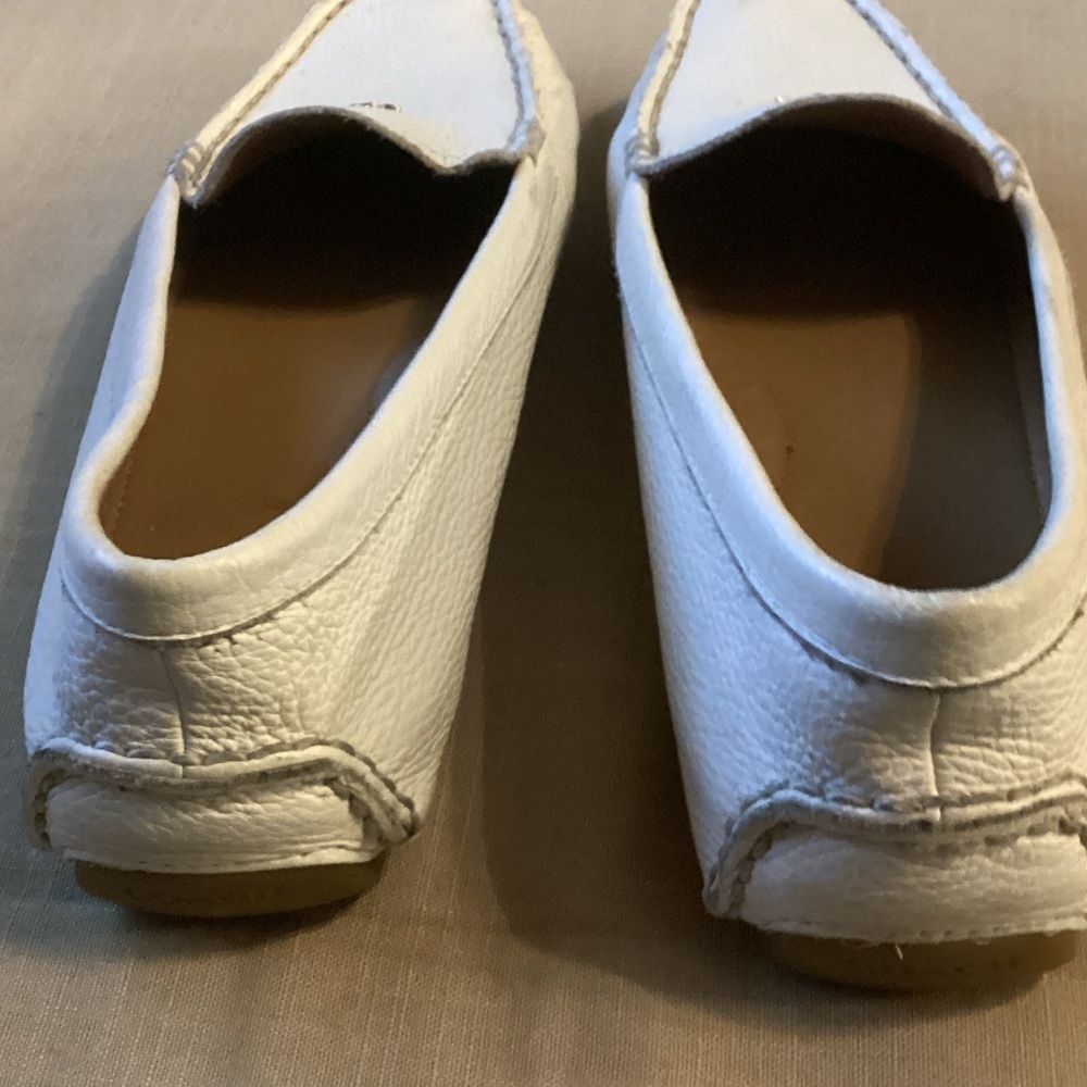 Coach White Leather Flats - Picture 4 of 6